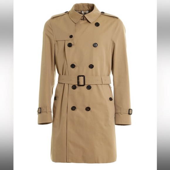 BURBERRY mens Sandringham trench coat camel classy old money - Picture 1 of 13